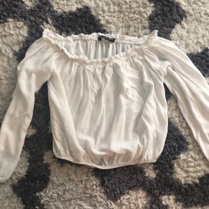 off the shoulder Brandy Melville top